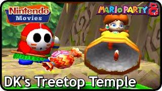 Mario Party 8 - DK's Treetop Temple (4 Players, 50 Turns, Wario vs Toadette vs Peach vs Daisy)