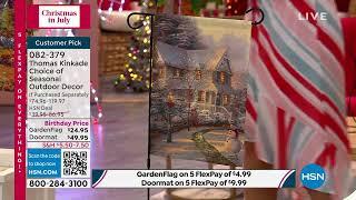 Thomas Kinkade Interchangeable Seasonal Doormat Set