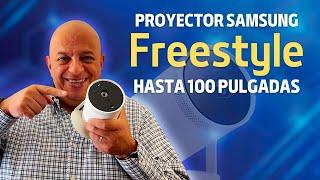 Proyector Freestyle de Samsung: unboxing y pruebas en español. ¿Qué tal está?