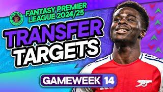 MY FPL GW14 TRANSFER TARGETS ️ Salah, Saka & Palmer Essential ‼️ | Fantasy Premier League 2024/25