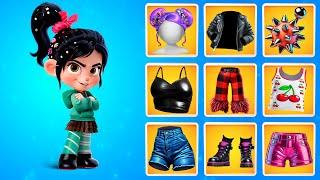 Wreck It Ralph: Vanellope Glow Up Into Bad Girl!