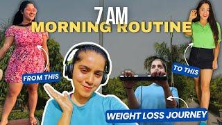 My *CRAZY* Weight Loss TRANSFORMATION Journey | 7 AM Morning Routine | Meet Arora