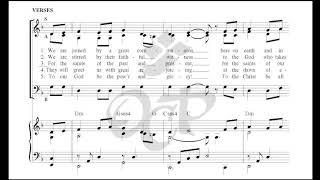 Saints and Beloved of God - Dan Schutte [Sheet Music Video]