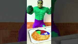 Hungry Hulk pizza cut #shorts