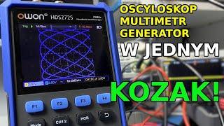 OWON HDS272S - przenośny oscyloskop generator i multimetr dla elektronika - TEST i RECENZJA