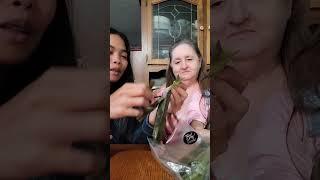 Sharing my suman sa lola ni Matt na napakafresh at super bait  #filamfamily #ricecuppvlog #suman