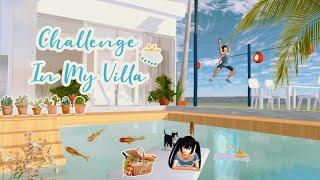 24 JAM DI VILLA WITH MY BOYFRIEND || CHALLENGE SAKURA SCHOOL SIMULATOR