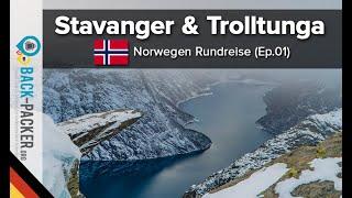 Trolltunga Wanderung & Sehenswürdigkeiten in Stavanger (Norwegen Rundreise)