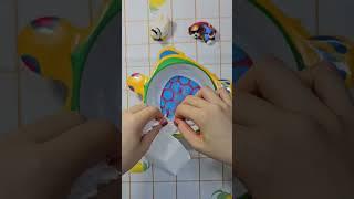 DIY tranh đắp nổi cừu bằng khăn giấy #diy #shortvideo #shorts