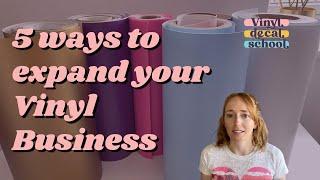 5 Ways To Expand Your Vinyl Decal Business // (4/5 are free!!) // How To Grow Your Vinyl Business