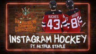 Instagram Hockey ft. Arthur Staple & Carter Hutton | Morning Cuppa Hockey