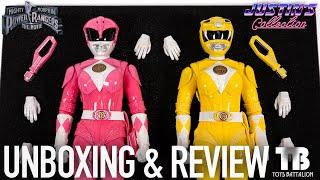 Mighty Morphin Power Rangers Movie Pink & Yellow Rangers 1/6 Scale Figures Unboxing & Review