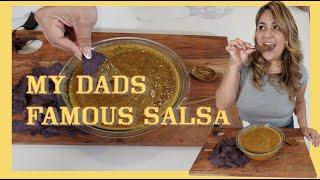 My Dad's Famous Salsa | Salsa de Tomatillo