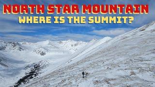 Colorado 13ers: North Star Mountain Winter Hike Guide: Where is the Summit?