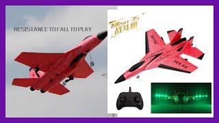 FX620 SU-35 fighter jet glider kids toy unboxing and setup
