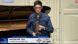 Jonathan Hart (USA) - Partita II by J.S.Bach  (Dinant 2019)