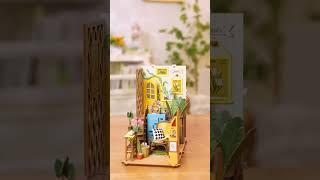 Garden House DIY Book Nook Kit #booknook #miniature #crafts #diy #dollhouse