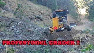 JOHNDEERE GREYDER ORMAN YOLU OPERASYONLARI ~ Grader forest road work