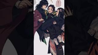 Pak pong vong - Giyu x Tanjiro x Nezuko|York_Seamus #template #kny #demonslayer #shorts