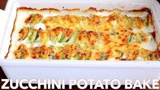 Creamy Baked Zucchini Potato Gratin Recipe - Natasha's Kitchen