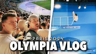 Olympische Spiele Paris 2024 Vlog  Turmspringen, Leichtathletik & deutsches Haus mit Olaf Scholz