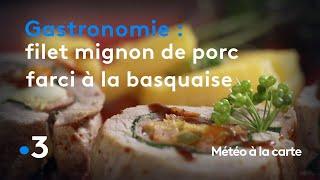 Gastronomie : filet mignon de porc farci à la basquaise - Météo à la carte