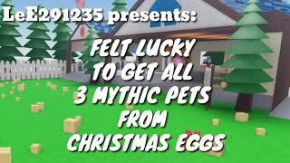 I GOT ALL THE MYTHICS AT THE CHRISTMAS EVENT! [ROBLOX UNBOXING SIMULATOR]