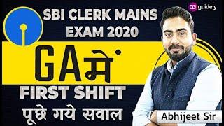 GA Asked Questions in SBI Clerk Mains Exam 2020 ( 31st Oct, 1st Shift) | by Abhijeet Sir