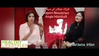 Living Legend Angie  Marshall guest of farzana irfan in Healthy Lifestyle