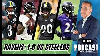 Lamar Jackson y Ravens caen a marca de 1-8 en los últimos Nueve Juegos ante Steelers