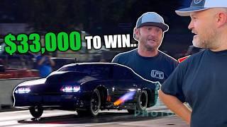 BATTLING 32 Of the Baddest Small Tire Cars for $33,000 at Outlaw Armageddon High Roller Shootout