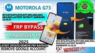 Android 14  All Motorola Frp Solution 2025Setting Not OpenMotorola G84 5G Frp Bypass Method fail