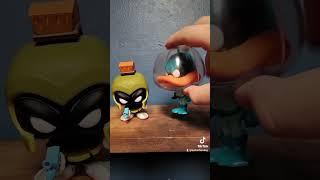 Duck Dodgers but it's with Funko Pop figures