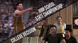 NBA 2K16 My Career | High School State Championship And College Decision!