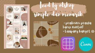 Cara Membuat Puzzle Feed IG | Feed IG untuk Olshop