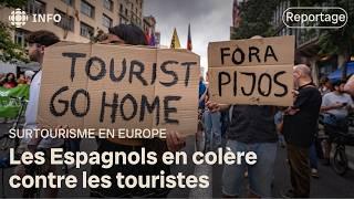 Manifestations pour dénoncer les impacts du surtourisme en Espagne