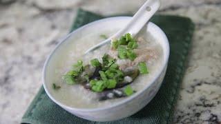 Dim Sum Style Instant Pot Century Egg Pork Congee ((皮蛋瘦肉粥))