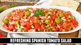 The BEST Tomato Salad of Your Life | Spanish Trampó Mallorquín Recipe