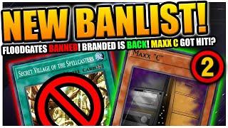 *NEW* INSANE BANLIST! MAXX C IS FINALLY HIT! | Live Reaction | Yu-Gi-Oh! Master Duel