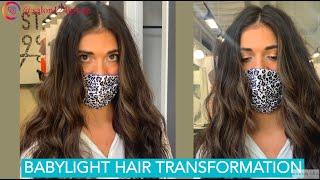 BABYLIGHTS ON INSTAGRAM INFLUENCER // PERFECT HIGHLIGHTS ON DARK HAIR // HAIR-COLOR TRANSFORMATION