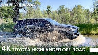 TOYOTA HIGHLANDER HYBRID OFF ROAD TEST in the Mud, Sand, and Water//  REVIEW in UKRAINE