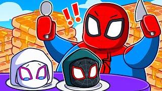 Spiderman Gets HUNGRY For EVERYTHING in Roblox!