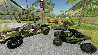 Army Saves Flooded City with Tanks and Helicopter | Farming Simulator 22