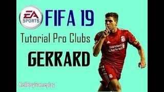 Fifa 19 | Tutorial face Steven Gerrard - Liverpool  ( LEGEND ) | Pro clubs