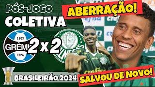 PÓS-JOGO | GRÊMIO 2X2 PALMEIRAS | BRASILEIRÃO 2024 | COLETIVA ABEL FERREIRA | AO VIVO