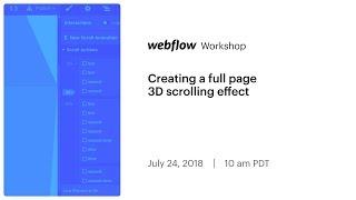 Creating a full page 3D scrolling effect