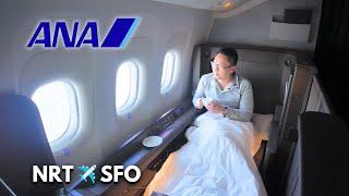 9 Hours In ANA First Class The Suite |  Tokyo to San Francisco ️ Boeing 777-300ER