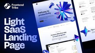 Build a Stunning SaaS Landing Page with React, Next.js, TailwindCSS & Framer Motion | Full Tutorial