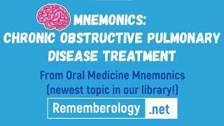 Mnemonic: COPD treatment for different stages | Oral Medicine Mnemonics