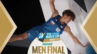 IFSC Men's Final World Cup Brixen Bouldering 2023 